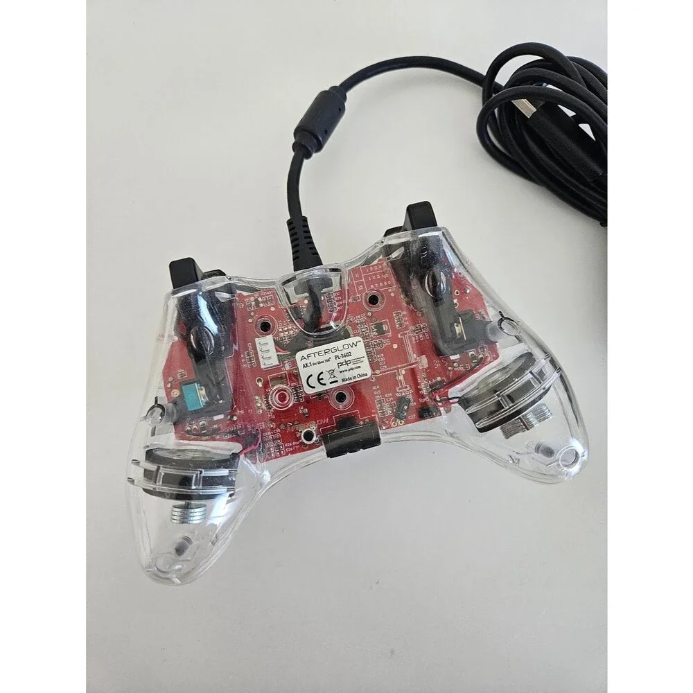 Afterglow Xbox Microsoft PL-3602 Red Wired Video Game Controller Remote Control